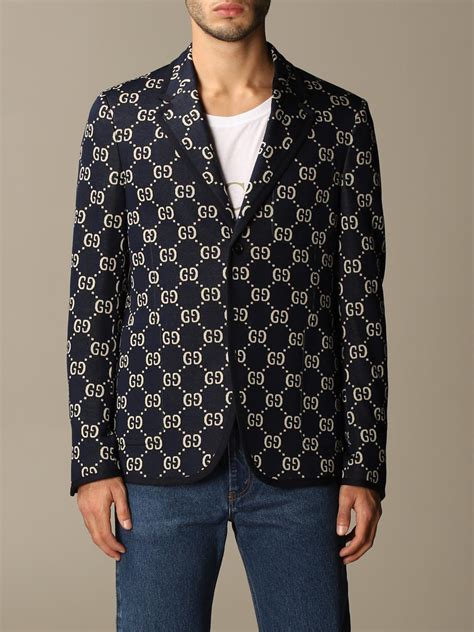 gucci mens lighttweight wool suit 40l|Gucci jackets for men.